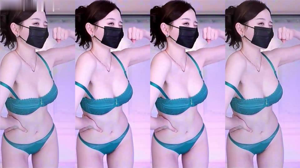 韩国BJ muse62 |  teal蕾丝内衣口罩性感腰线秀 - 私房ACG - sifacg.com