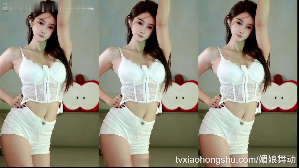 主播_薄荷理 白色蕾丝胸衣小蛮腰秀 - 私房ACG - sifacg.com