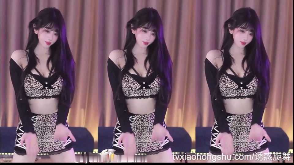 主播金灿灿 豹纹蕾丝镂空吊带骚舞秀 - 私房ACG - sifacg.com