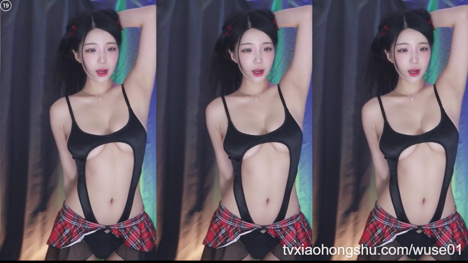 韩国BJ nlke0600 性感短裙+黑丝吊带性感杀疯了 - 私房ACG - sifacg.com