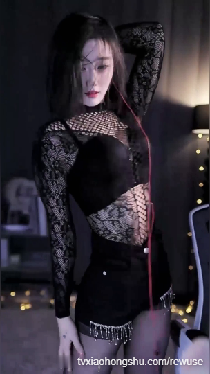 润润儿舞，黑蕾丝渔网，身材太炸了～ - 私房ACG - sifacg.com